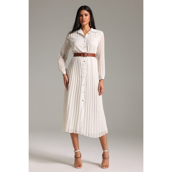 ZARA Belted Midi Dress NWT LAST ONE!!! 🤍 - Picture 12 of 16